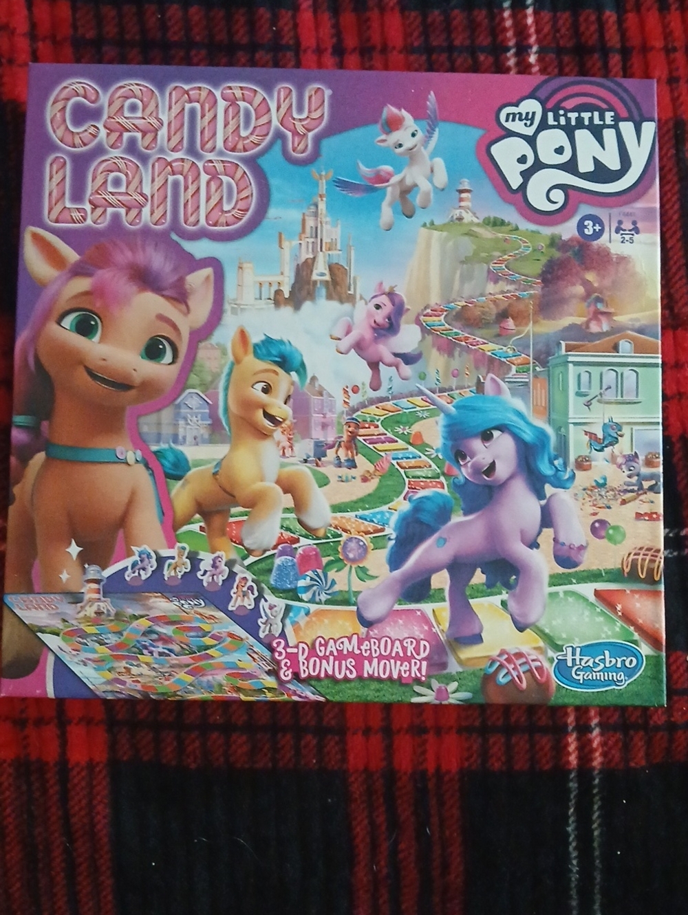 Hasbro My Little Pony Candy Land Board Game - Purple, Pink, Blue